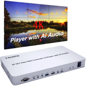Lieve 4K Video Wall Controller & Player with Ai Audio
